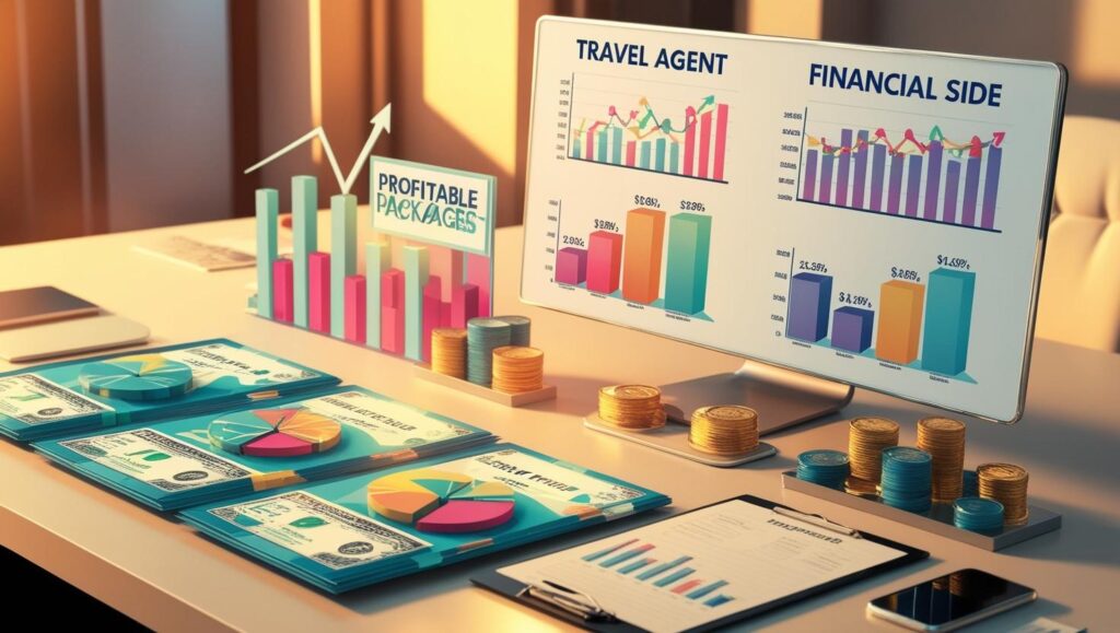 Travel agent financial side
